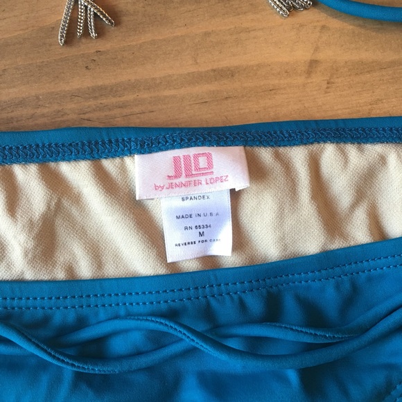 🔥NWT JLo Swim Bikini w/tassel detail, Medium - Picture 7 of 7