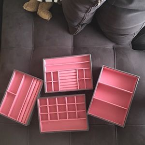 Pink jewelry box