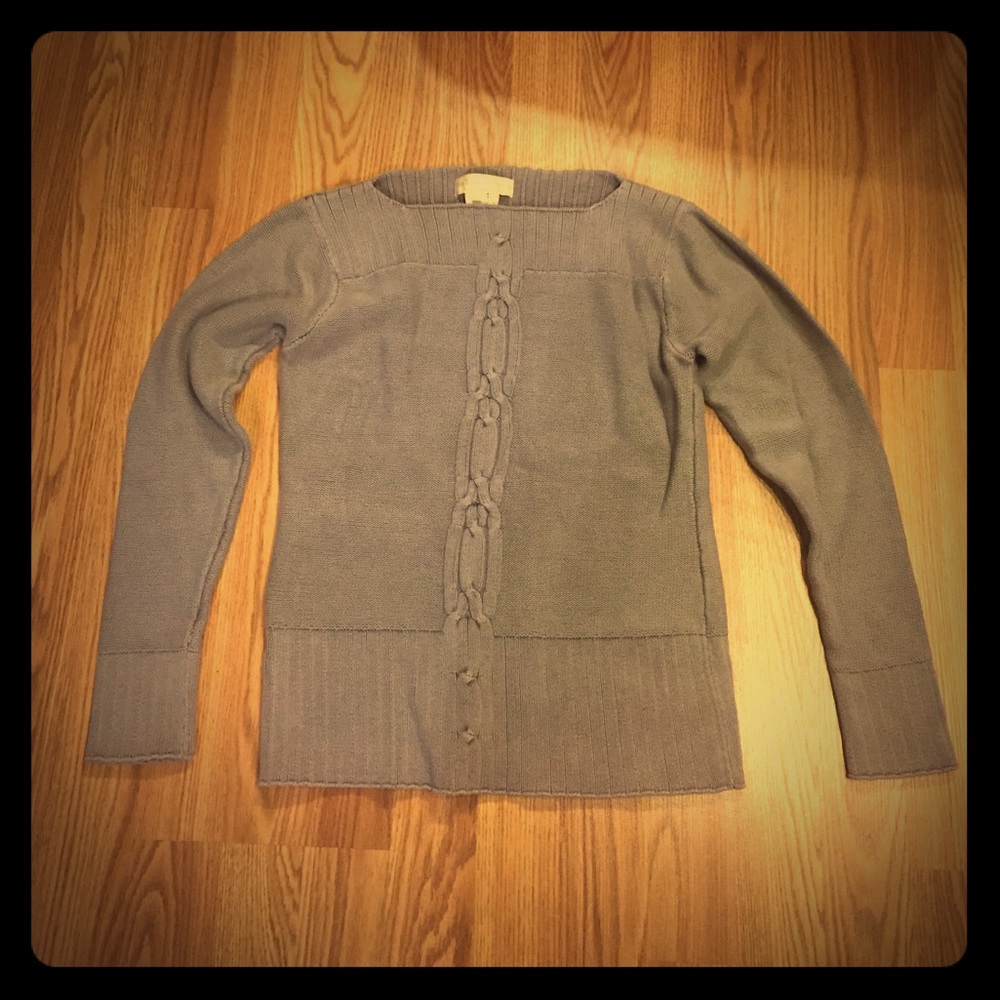 Lavender cotton sweater Small