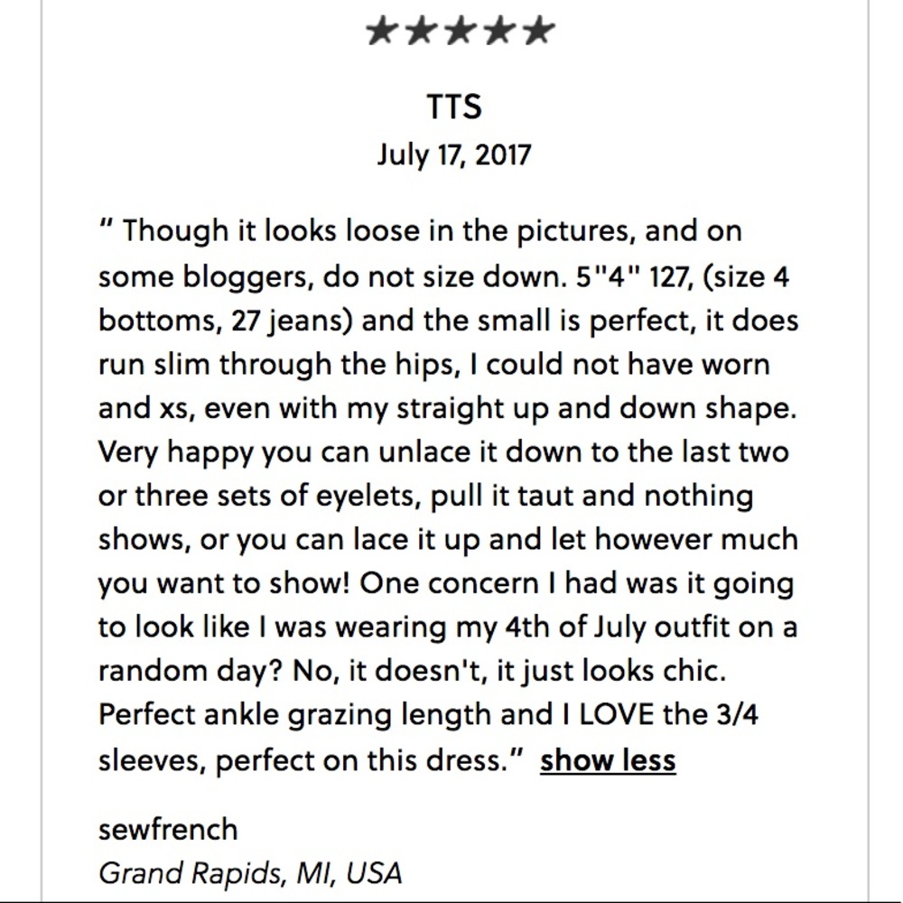 J. Crew Striped Lace Up Dress - Picture 6 of 8