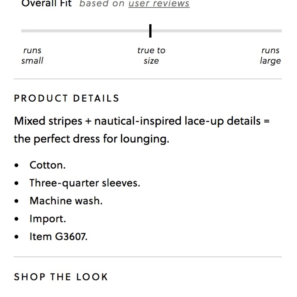 J. Crew Striped Lace Up Dress - Picture 7 of 8