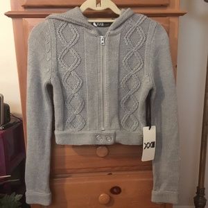 Forever 21 cropped knit sweater NWT!!