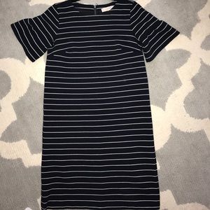 Blue and White Stripe Dress