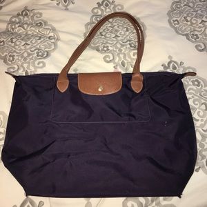 Longchamp tote bag - dark purple