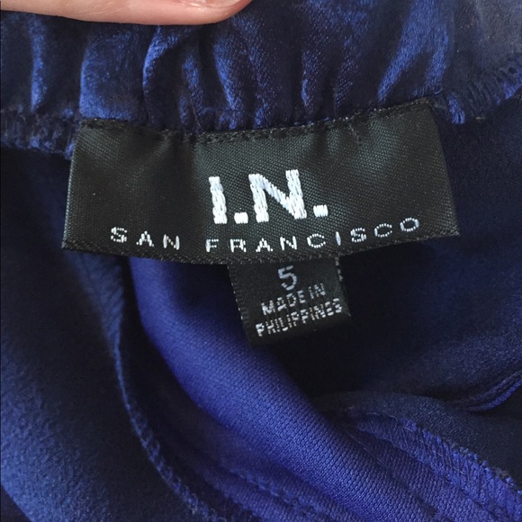 Strapless navy sequin dress - Picture 4 of 6