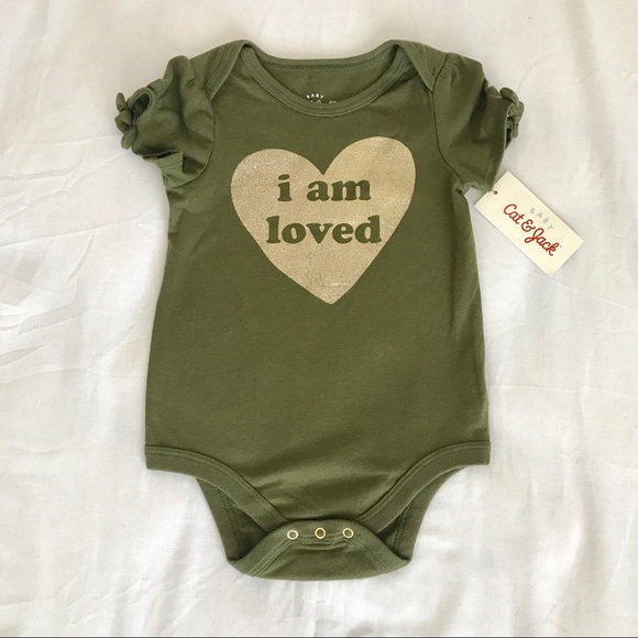 olive green onesie baby
