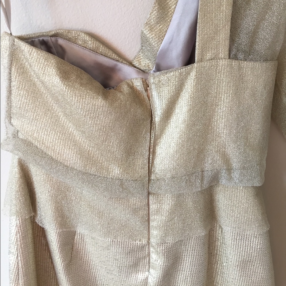 NWT Elie Tahari Findley Dress in Gold - Picture 7 of 8