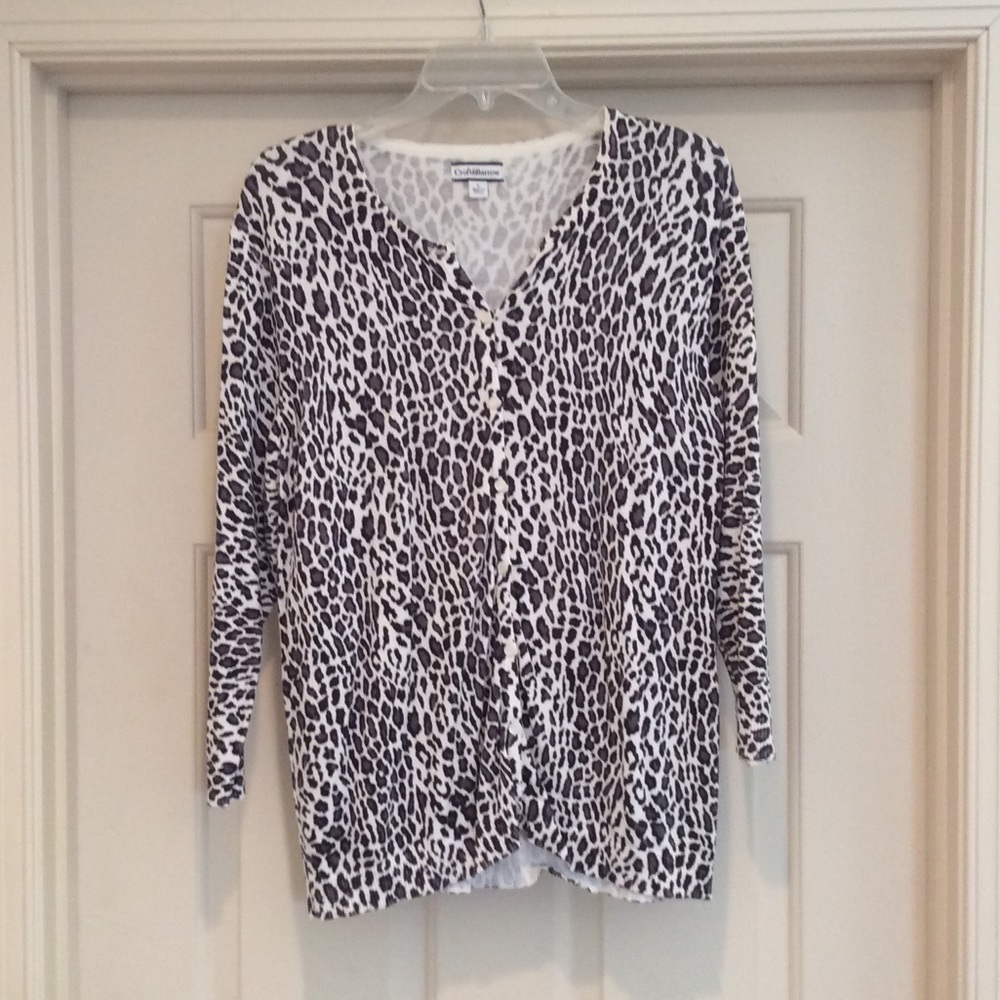 Leopard print sweater