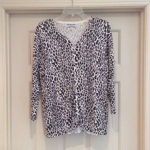 Leopard print sweater