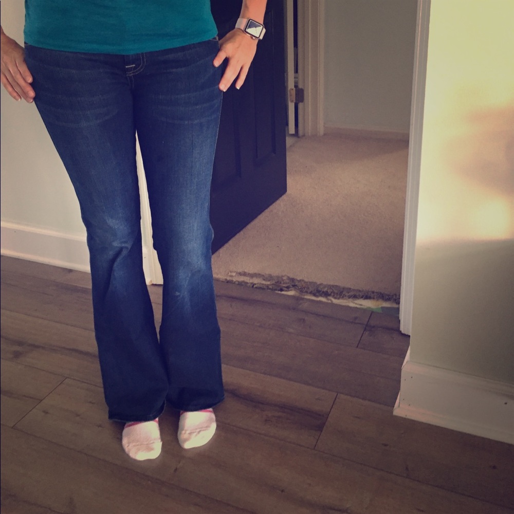 7 for all mankind 26 flare A pocket jeans