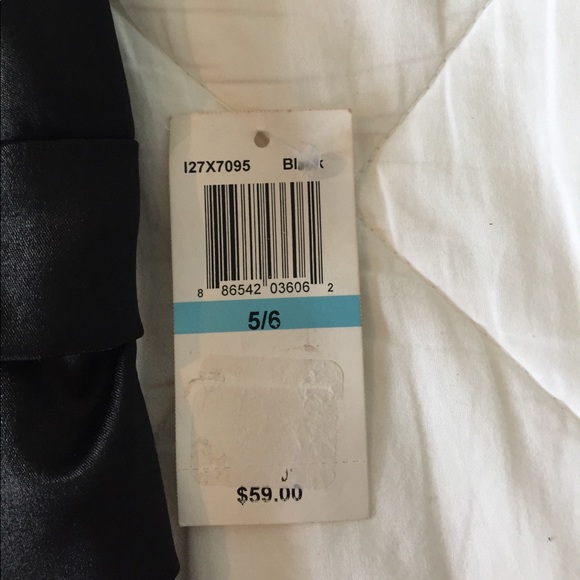 Brand new black mini dress size 5/6 - Picture 3 of 6