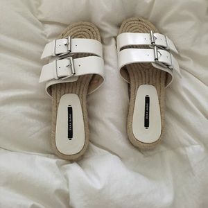 NWOT zara basic espadrille sandal