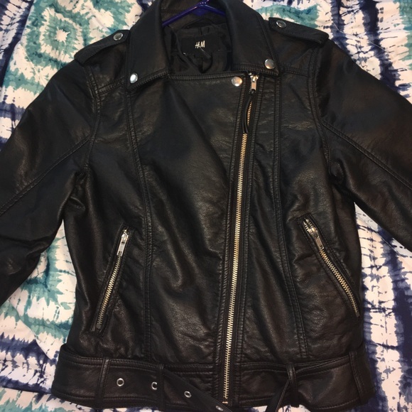 H&M Jackets & Blazers - Black Leather Jacket