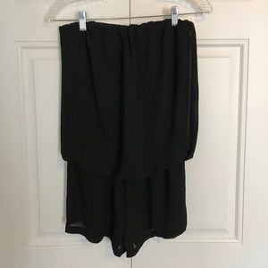 Strapless Romper