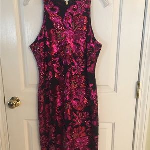 Cache Sequinned Dress