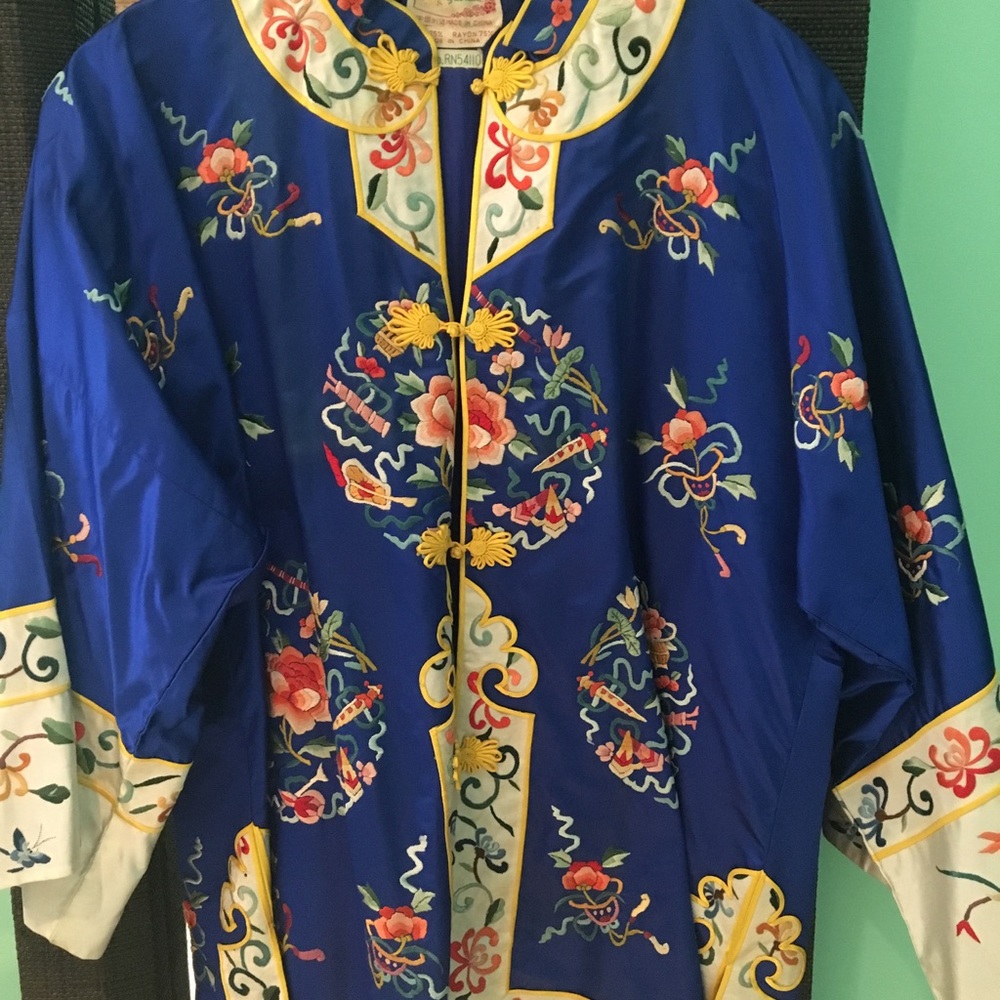 Jacket with embroidery