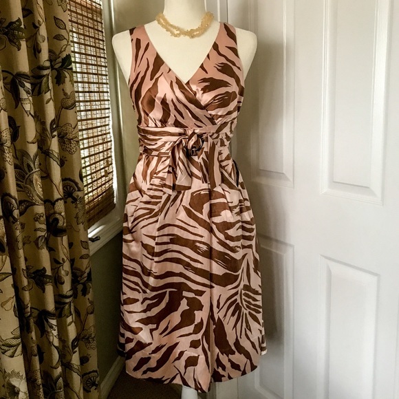 Marc by Marc Jacobs Silk Animal Print Dress - Picture 1 of 6