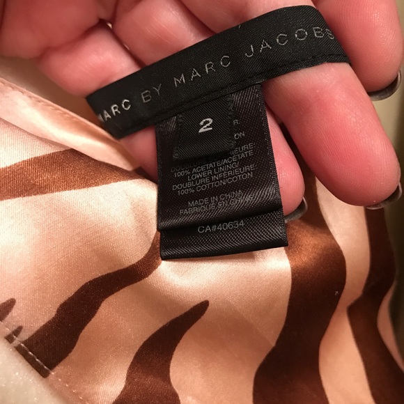 Marc by Marc Jacobs Silk Animal Print Dress - Picture 5 of 6