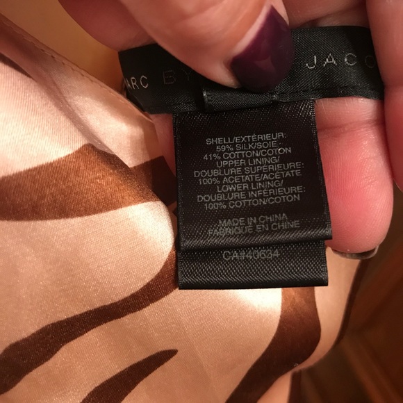 Marc by Marc Jacobs Silk Animal Print Dress - Picture 6 of 6