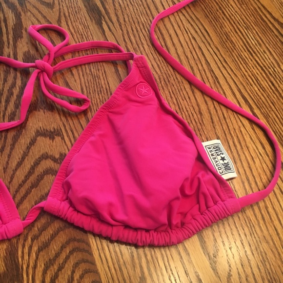 Bright Pink Converse Bikini, NWOT. M bottom L top - Picture 5 of 5