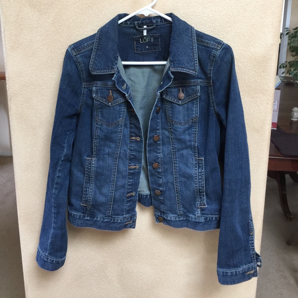 Dark blue LOFT denim jacket