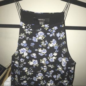 Forever 21 floral halter top