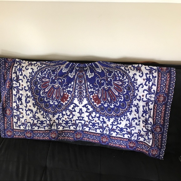 Forever 21 printed boho hi-low blouse - Picture 4 of 4