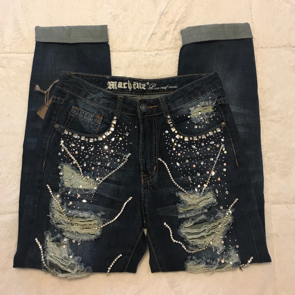 Rhinestone Jeans
