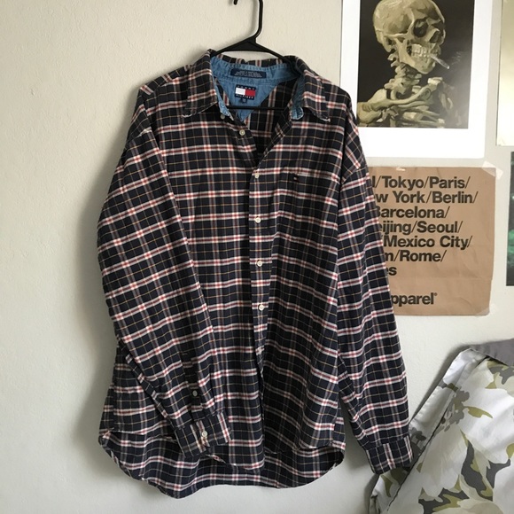 Tommy Hilfiger Tops - sold TOMMY HILFIGER / flannel