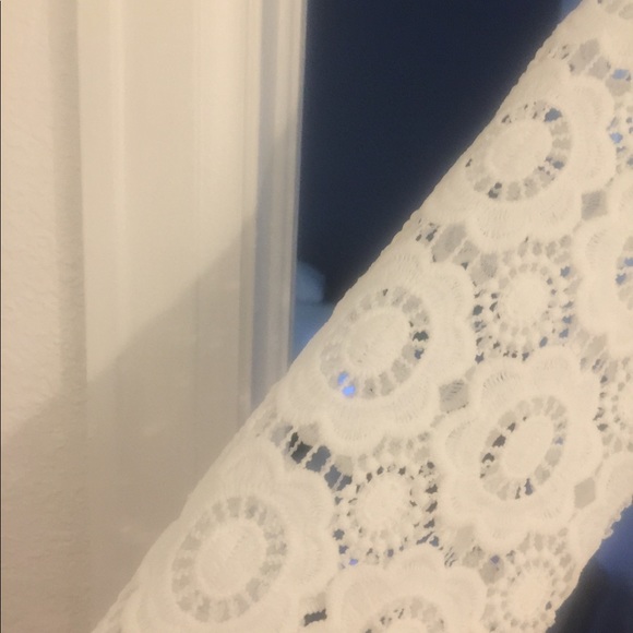 White Slit Dress Size M - Picture 4 of 8