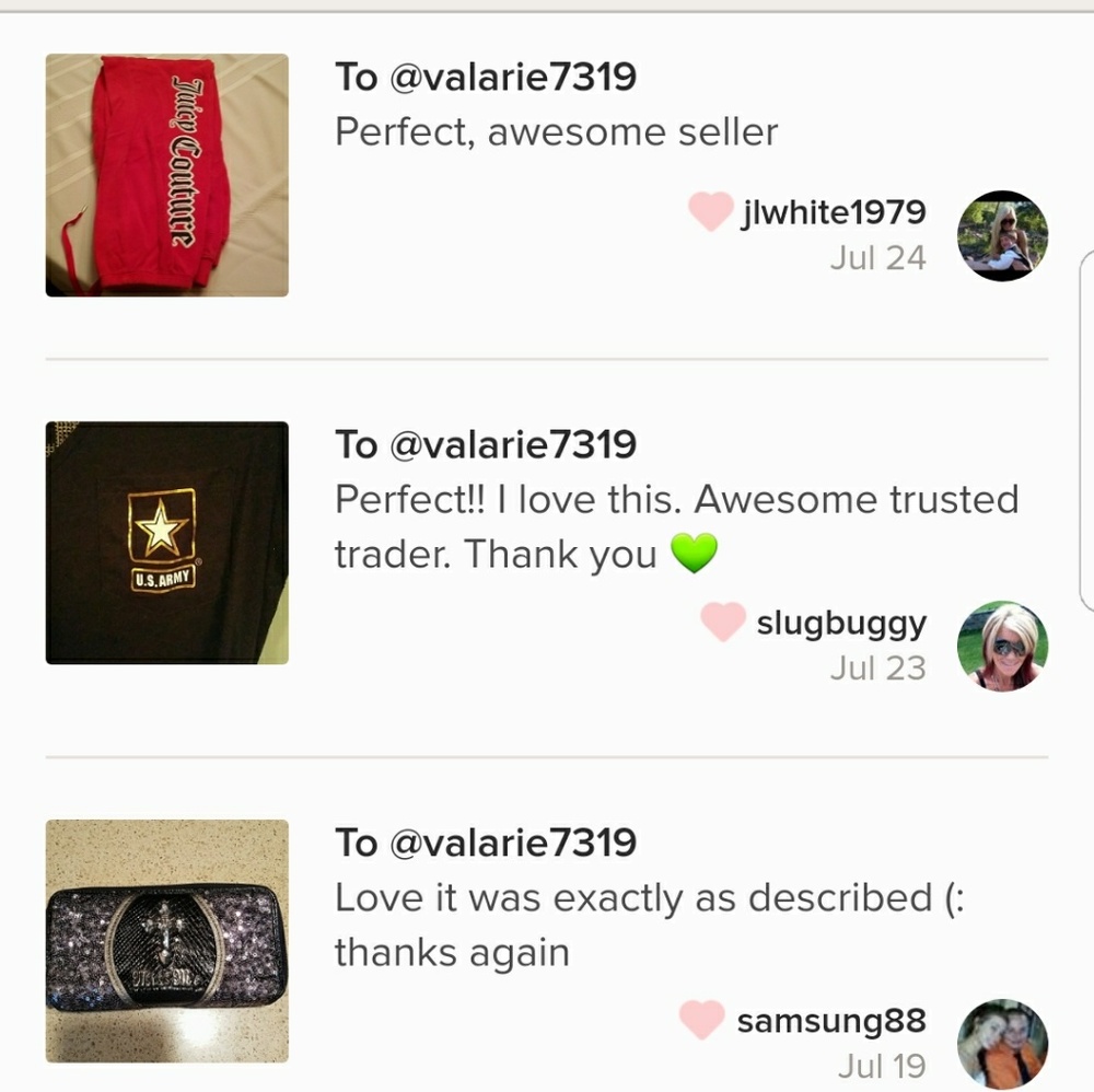 Love notes, trusted trader