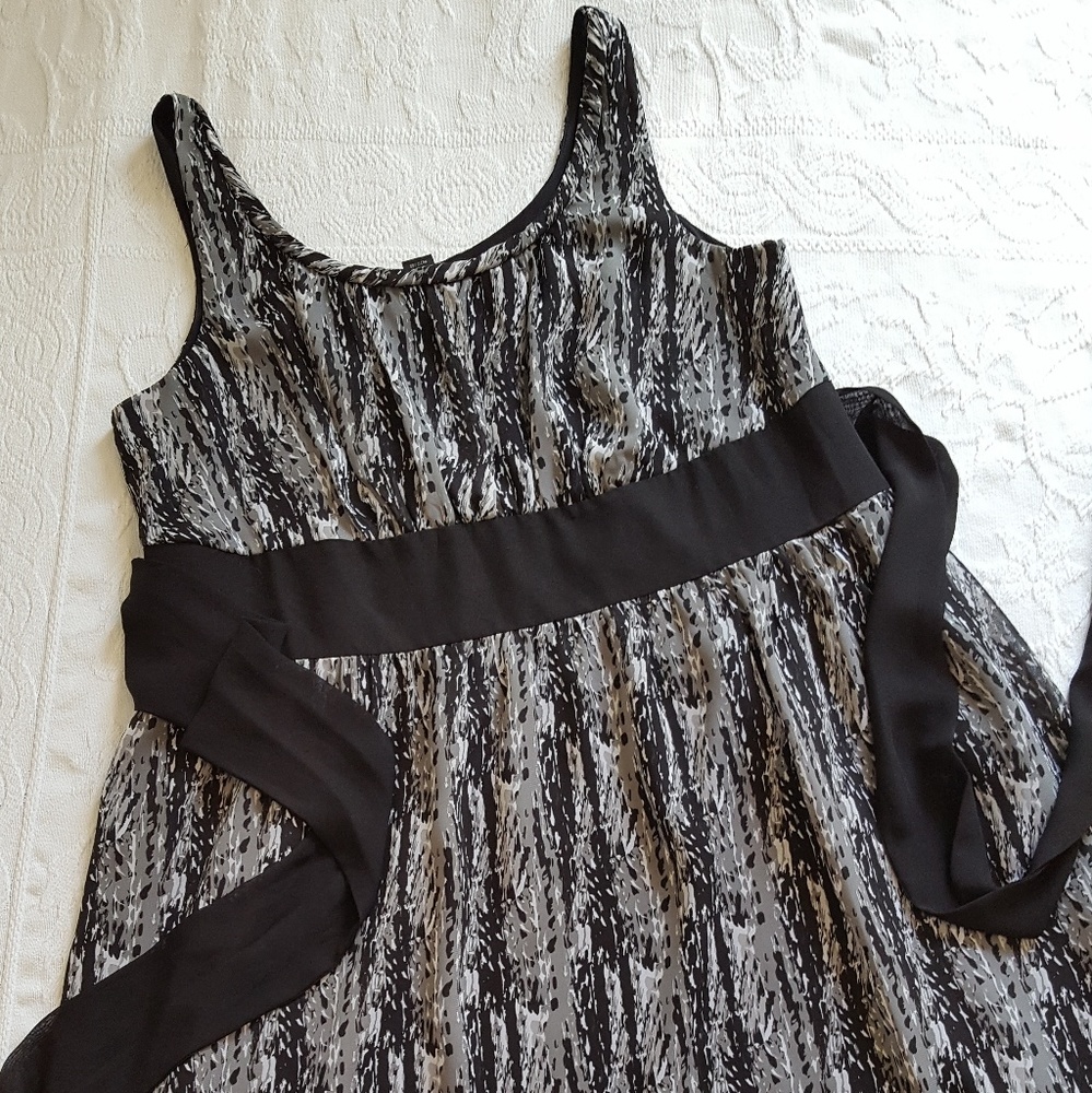 Lane Bryant Dress with Tie EUC