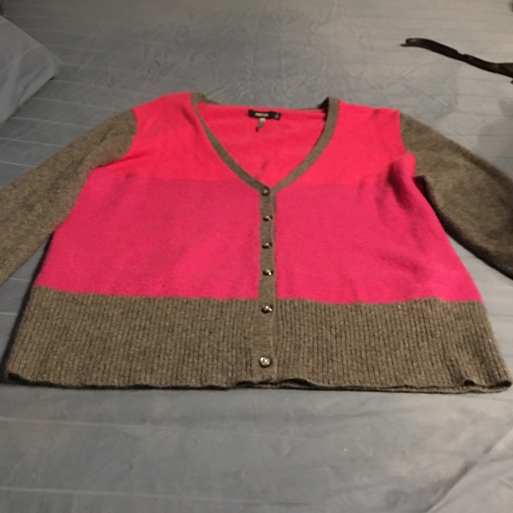 Cashmere button up sweater cardigan