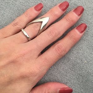 Half Finger Silver Ring