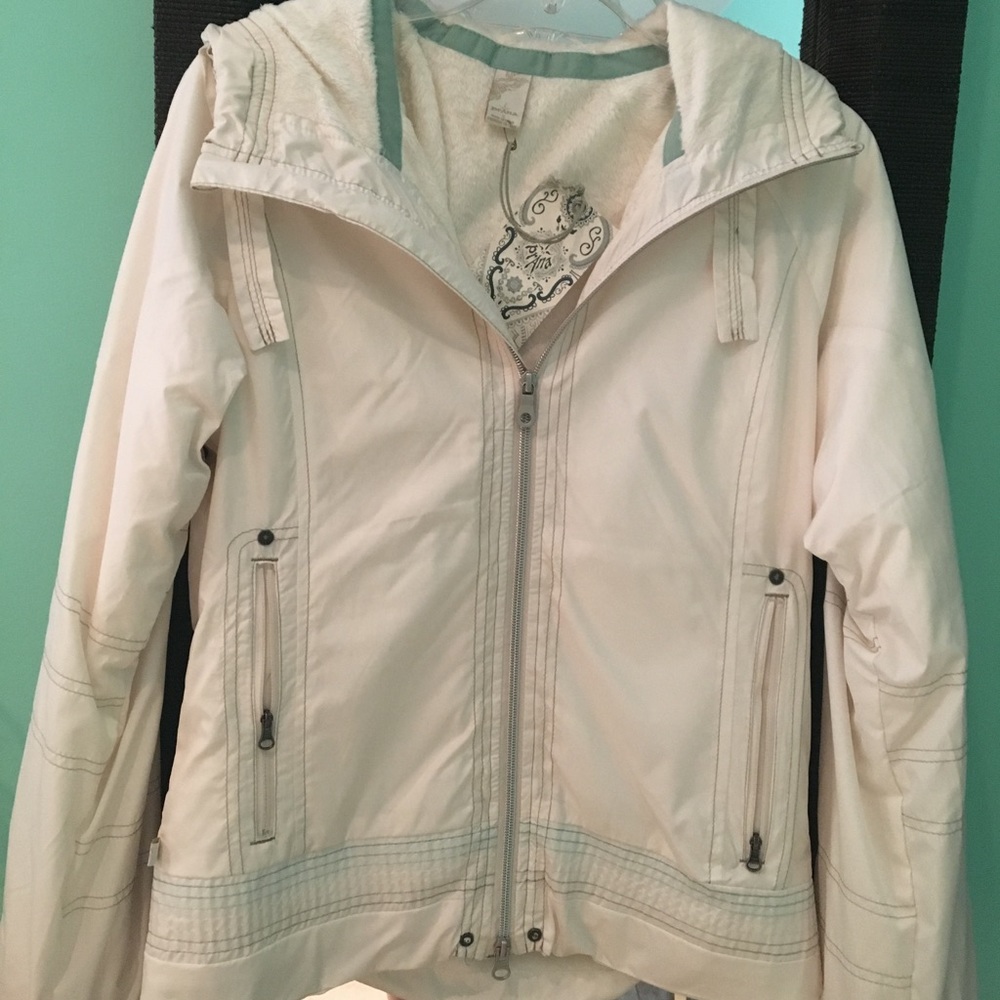 Winter white jacket by Prana