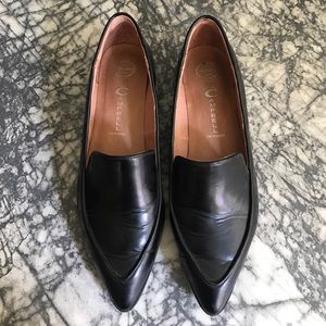Jeffrey  Campbell pointed leather loafers 7.5