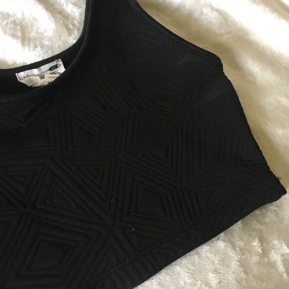 LA Hearts Black Crop Top - Picture 4 of 6