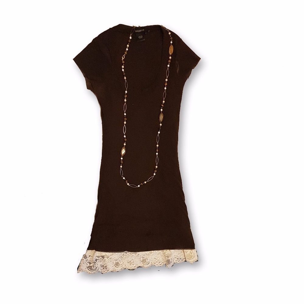 ARDEN B Brown / cream top