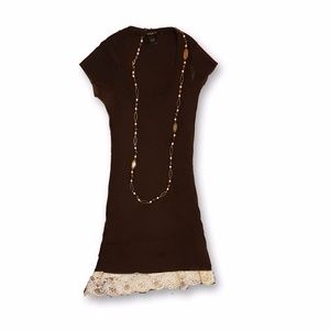 ARDEN B Brown / cream top