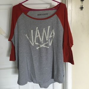 Vans baseball tee