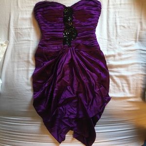 Bebe purple dress size XXS