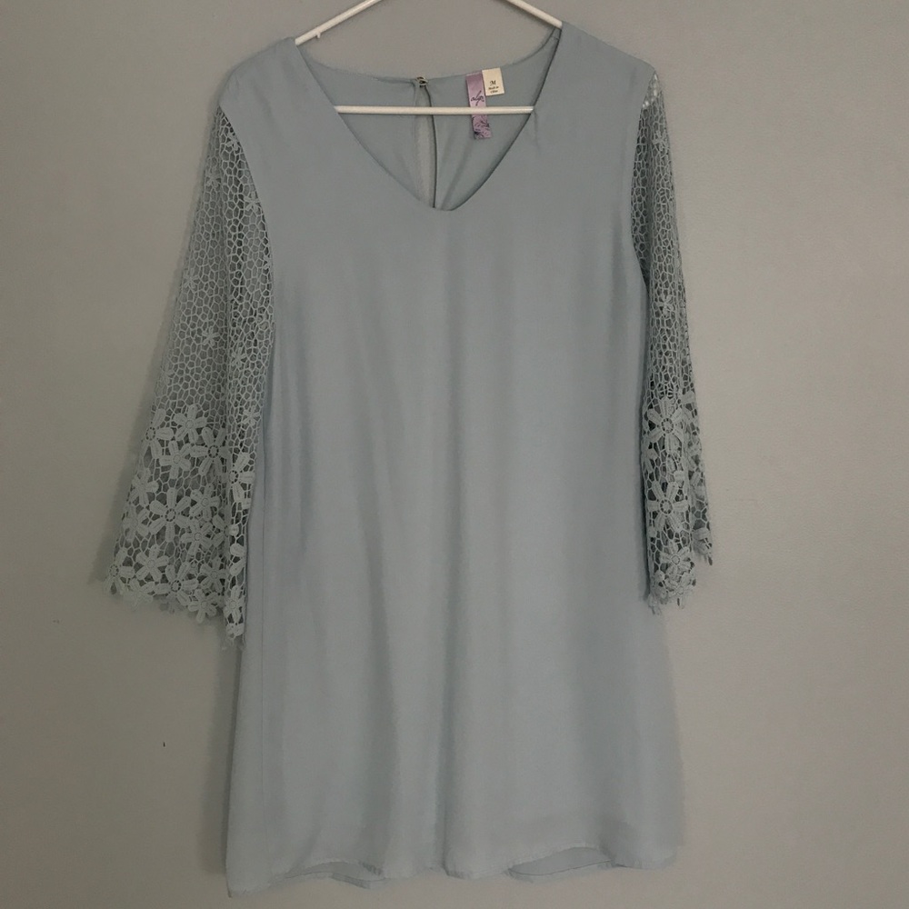 BLUE BABYDOLL DRESS