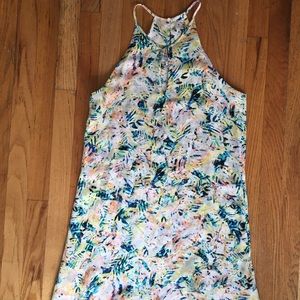 Parker mini palmetto print dress