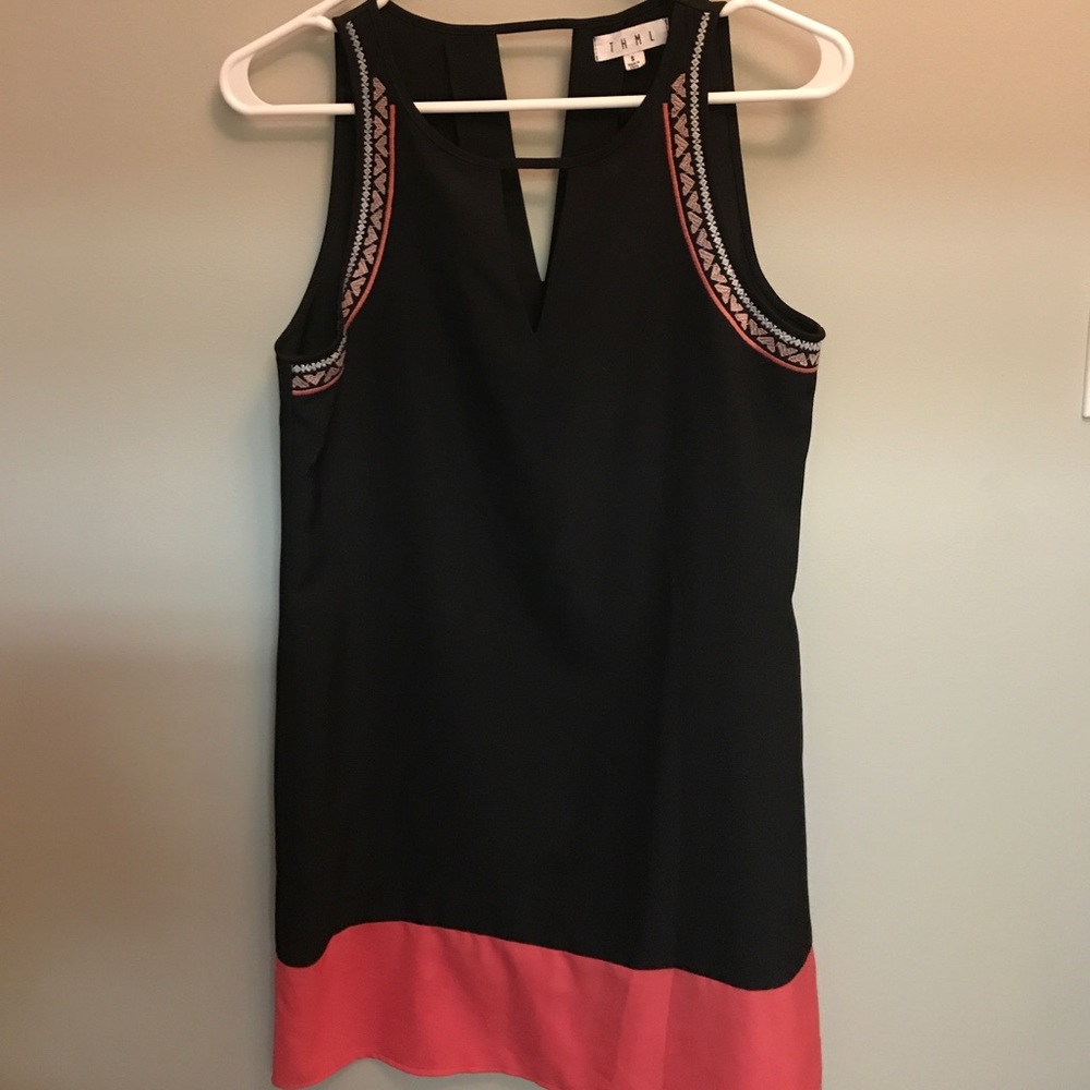 Black THML dress with side and bottom detail