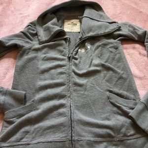 Grey zip up/ light weight