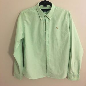 Light green Ralph Lauren button down