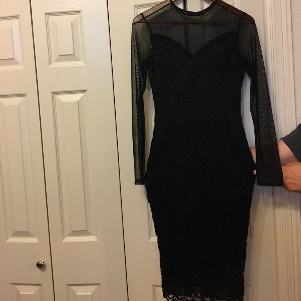 Midi custom made lace dress