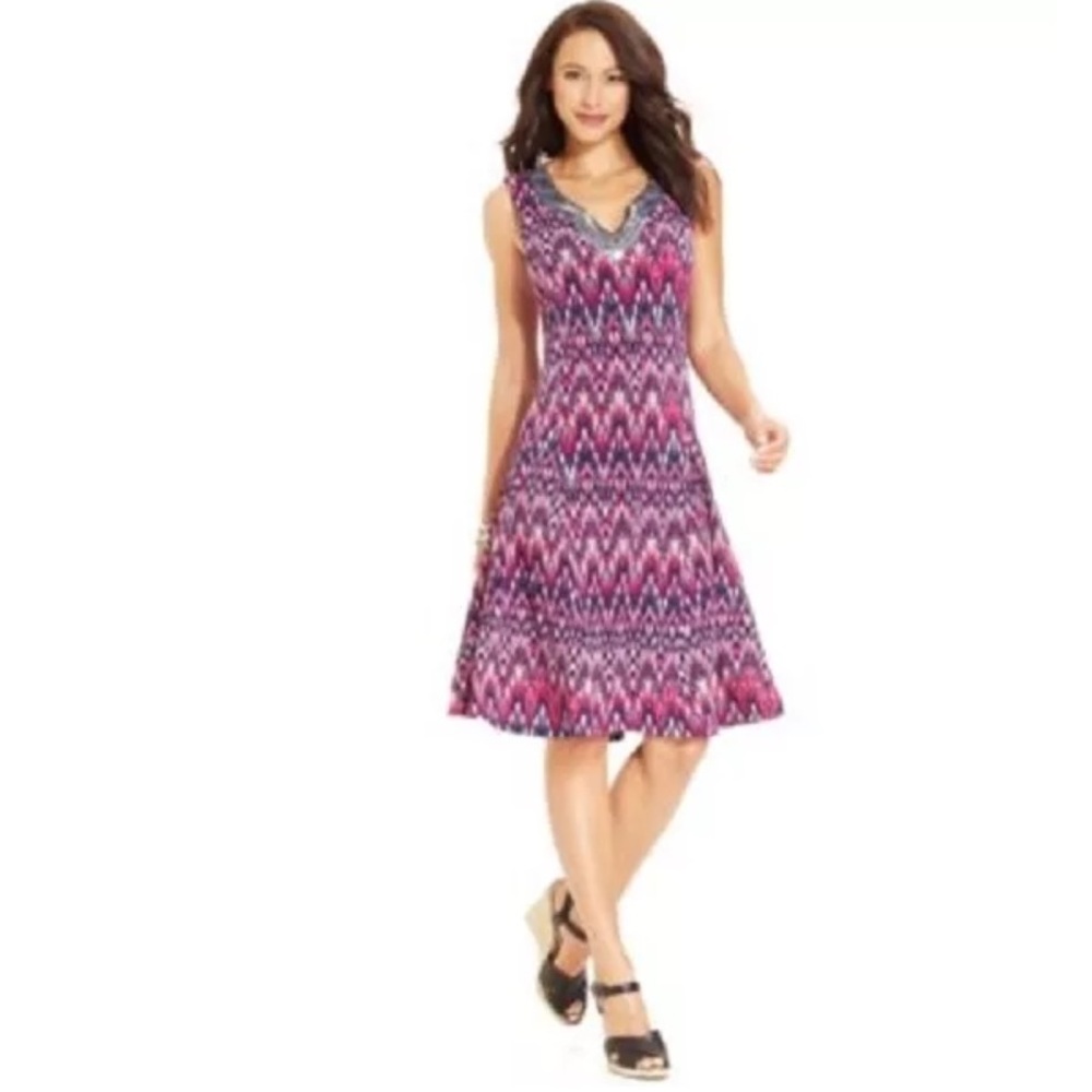 JM collection Zig Zag dress size PL