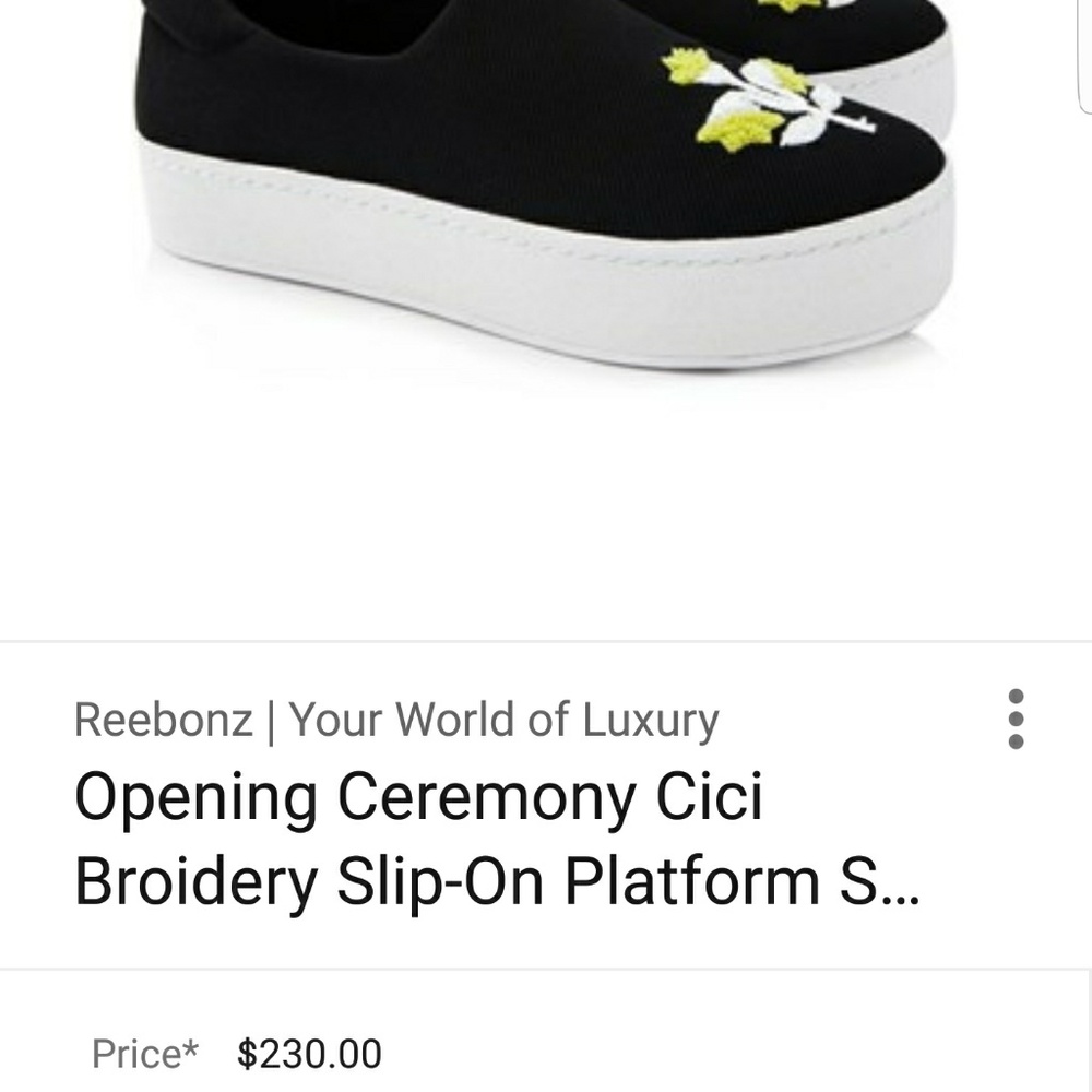 Opening Ceremony slip on size us 38