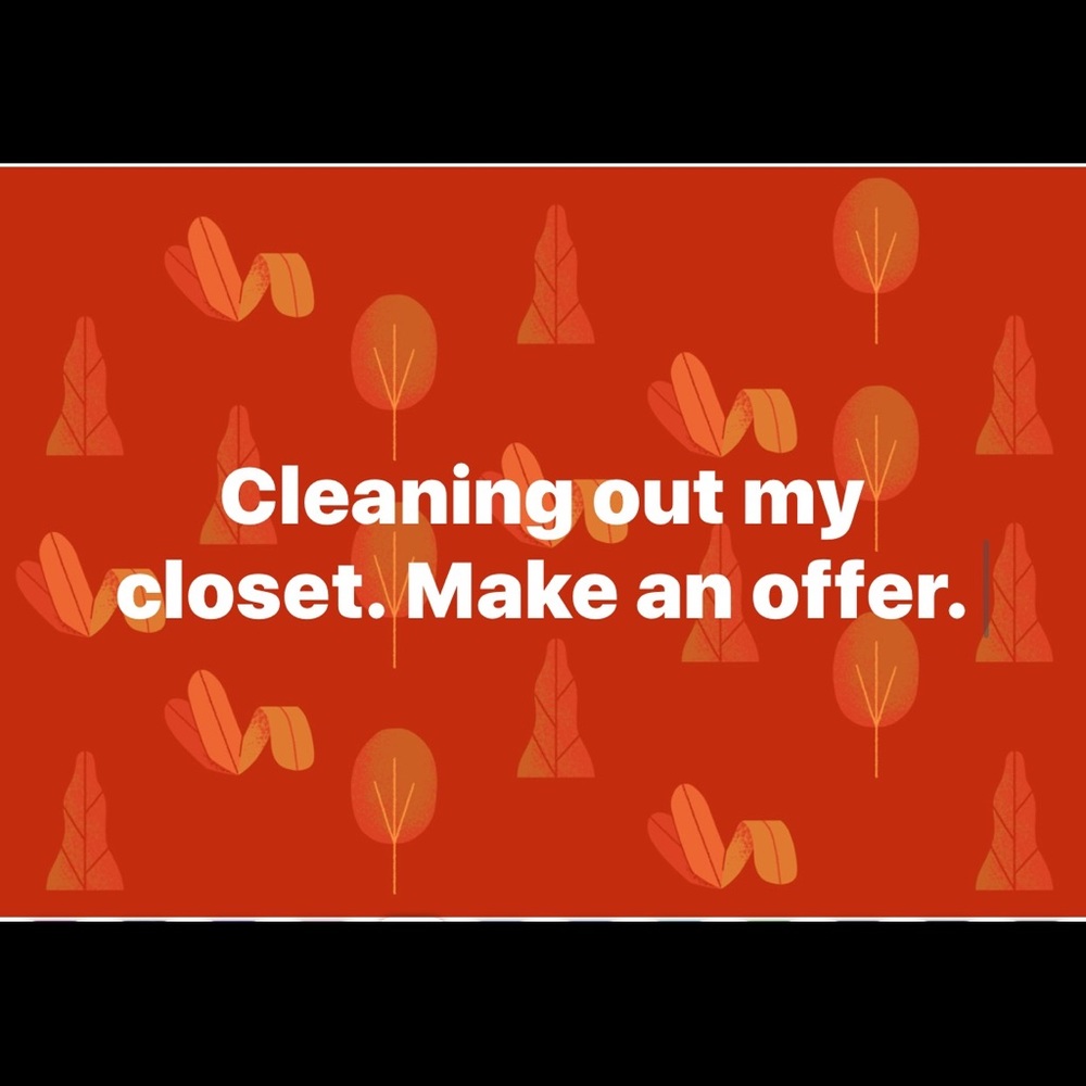 CLEANING OUT MY CLOSET!!!